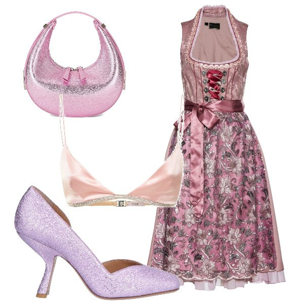 Outfit femme - Chic #13837. Style Chic pour Soirée dehors. Assortir avec robes, soutiens-gorge, sacs à main, chaussures à talon.