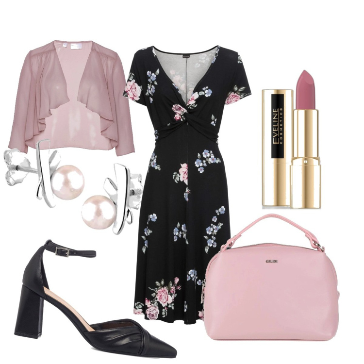 Outfit donna - Stile ed eleganza. Stile Romantica per Serata fuori. Abbinamento con vestiti lunghi, blazer, borse a mano, rossetti, décolleté, orecchini.