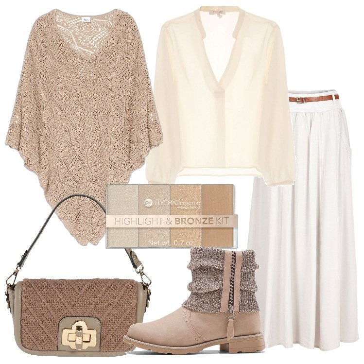 Outfit donna - Boho per l\'autunno che verrà. Stile Boho per Tutti i giorni. Abbinamento con stivaletti, gonne lunghe, cappotti, borse a mano, terre, camicie.
