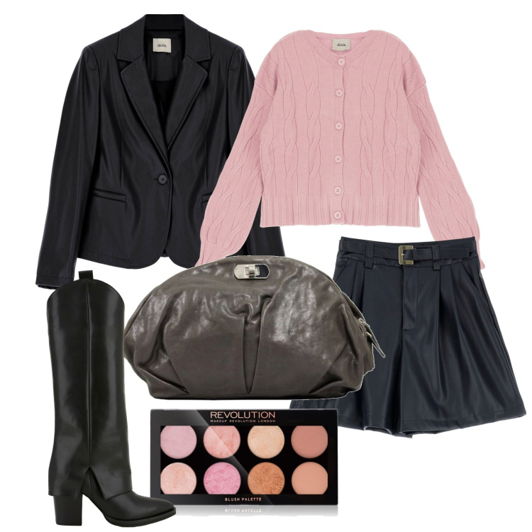 Outfit donna - Ghost outfitter - settembre. Stile Minimal per Tutti i giorni. Abbinamento con borse a mano, blush, bermuda, stivali, pullovers, giacche.