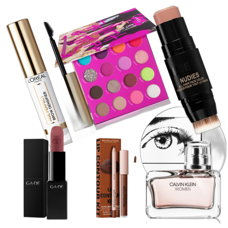 Outfit donna - Beauty-box #1736008. Abbinamento con ombretti, profumi, rossetti, rossetti, mascara, ombretti.