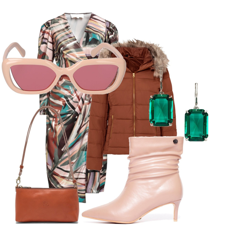Outfit donna - Excellent batch quality. Stile Chic per Ufficio. Abbinamento con giacche, vestiti midi/longuette, stivaletti, orecchini, occhiali da sole, borse a spalla.