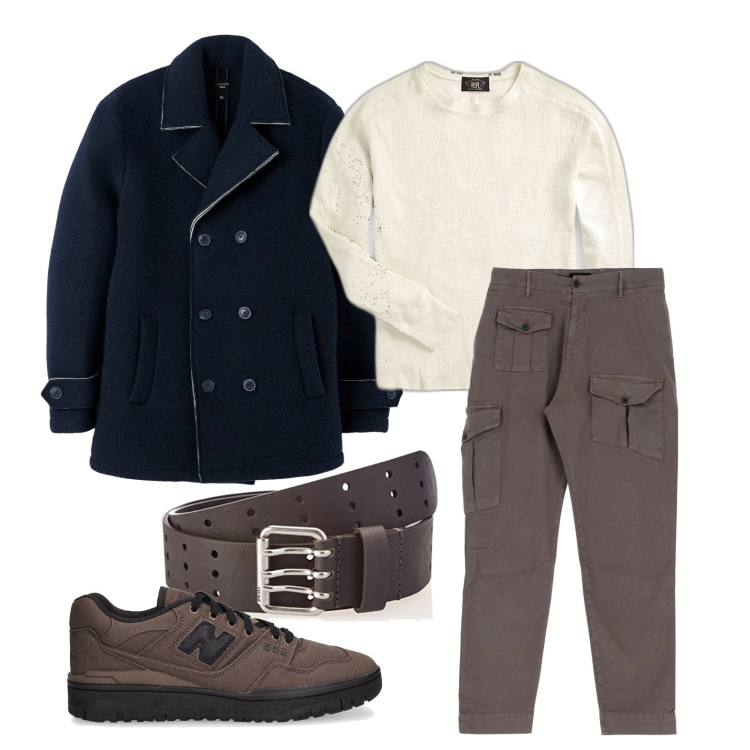 Outfit uomo - Ghost outfitter - ottobre. Stile Casual per Ufficio. Abbinamento con giacche, pantaloni, maglieria, cinture, sneakers.