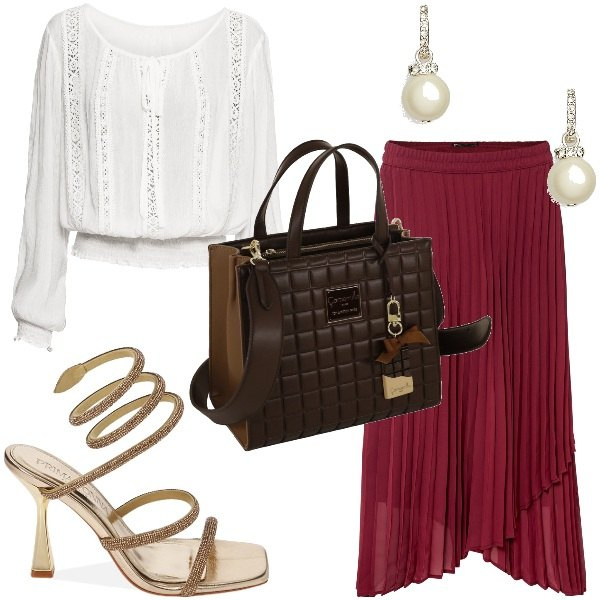 Outfit donna - Dark Milk: Borsa da favola. Stile Glamour per Serata fuori. Abbinamento con bluse, gonne, sandali col tacco, orecchini, borse a mano.