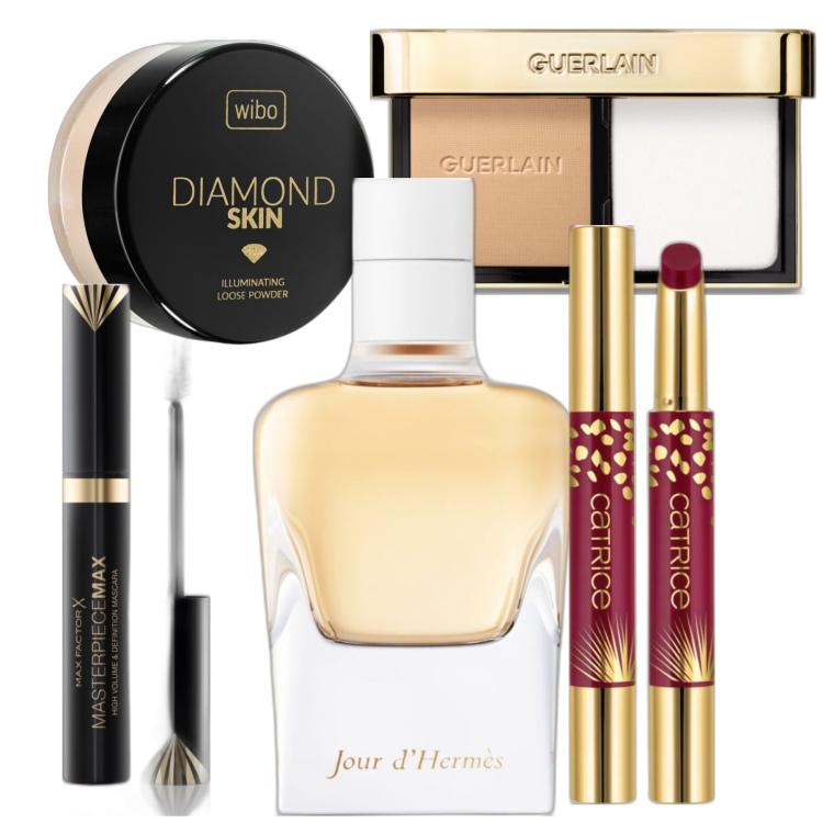 Outfit donna - Jour diamond. Abbinamento con rossetti, fondotinta, mascara, ciprie, profumi.