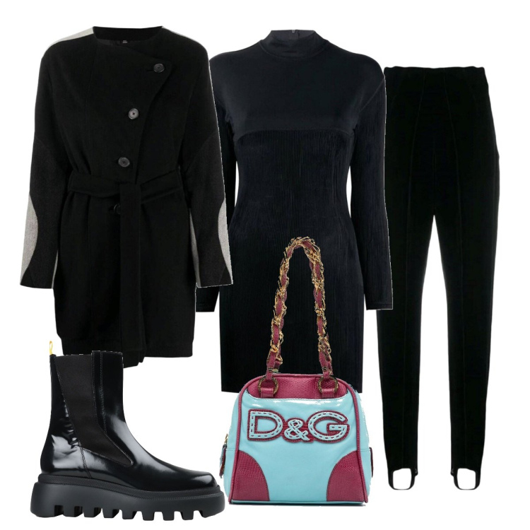 Outfit donna - Sofia. Stile Casual chic per Tutti i giorni. Abbinamento con stivaletti, borse a mano, maglieria, pantaloni, cappotti.