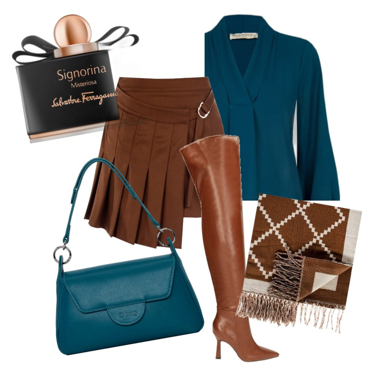 Outfit donna - Sensuali cuissardes. Stile Sexy per Serata fuori. Abbinamento con minigonne, bluse, sciarpe, profumi, stivali, borse a spalla.