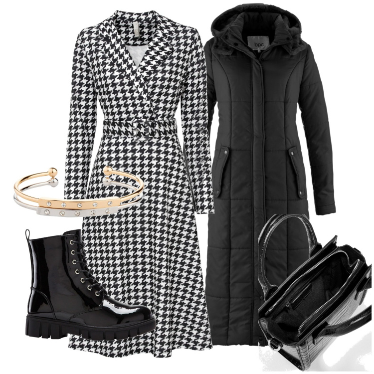 Outfit donna - Ghost outfitter - novembre. Stile Vintage retrò per Tutti i giorni. Abbinamento con blazer, vestiti, braccialetti, stivaletti, borse a mano.