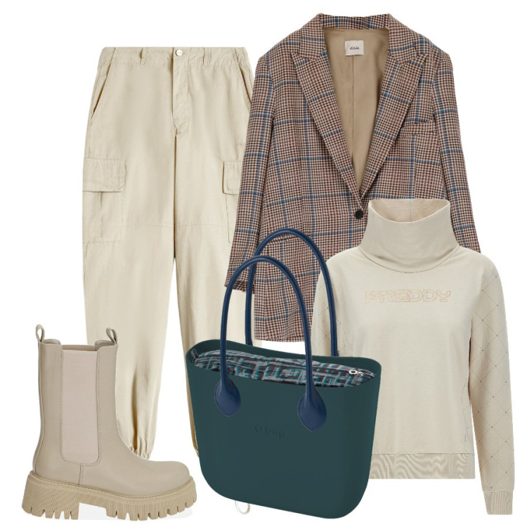 Outfit donna - Chelsea boots. Stile Urban per Tutti i giorni. Abbinamento con stivaletti chelsea, pantaloni cargo, felpe, cappotti, borse a spalla.