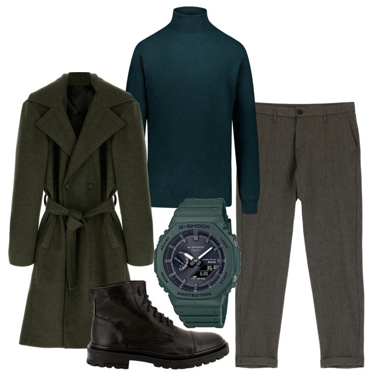 Outfit uomo - Il doppiopetto vintage. Stile Trendy per Serata speciale. Abbinamento con pantaloni, cappotti, scarpe stringate, maglieria, orologi.