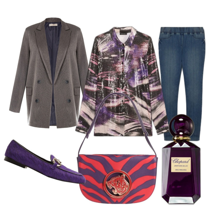 Outfit donna - Cara Carla. Stile Casual chic per Tutti i giorni. Abbinamento con mocassini, borse a mano, profumi, cappotti, camicie, jeggings.