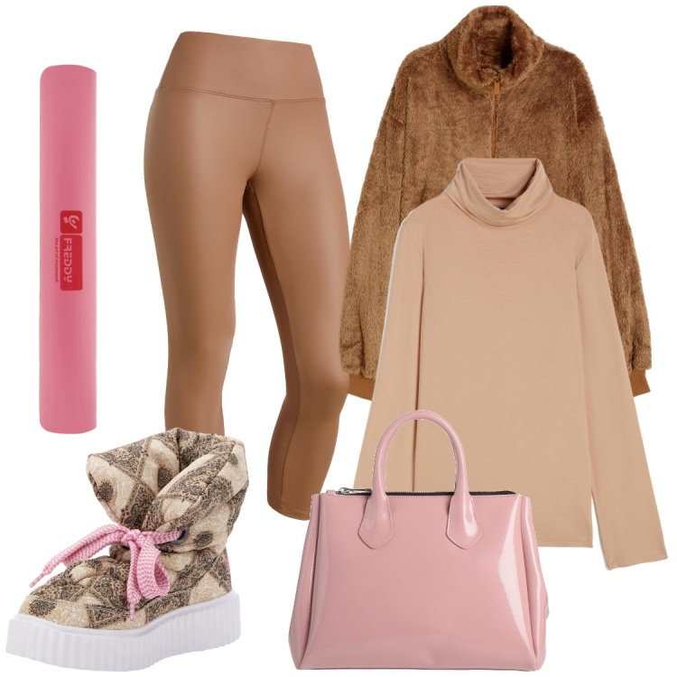 Outfit donna - Regala i puff boots. Stile Sporty chic per Sport. Abbinamento con borse a mano, treggings, stivali sopra il ginocchio, maglieria, borse a spalla, blazer.