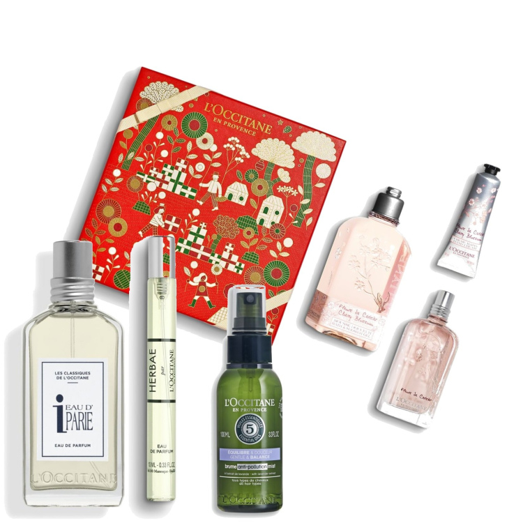 Outfit donna - La tua BEAUTY BOX L\'Occitane #1778637. Abbinamento con profumi, profumi, profumi, profumi.