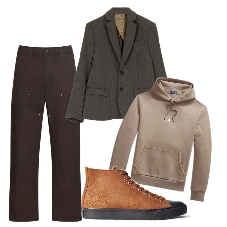 Outfit uomo - Trendy davvero. Stile Trendy per Tutti i giorni. Abbinamento con giacche, sneakers, felpe con cappuccio, jeans.