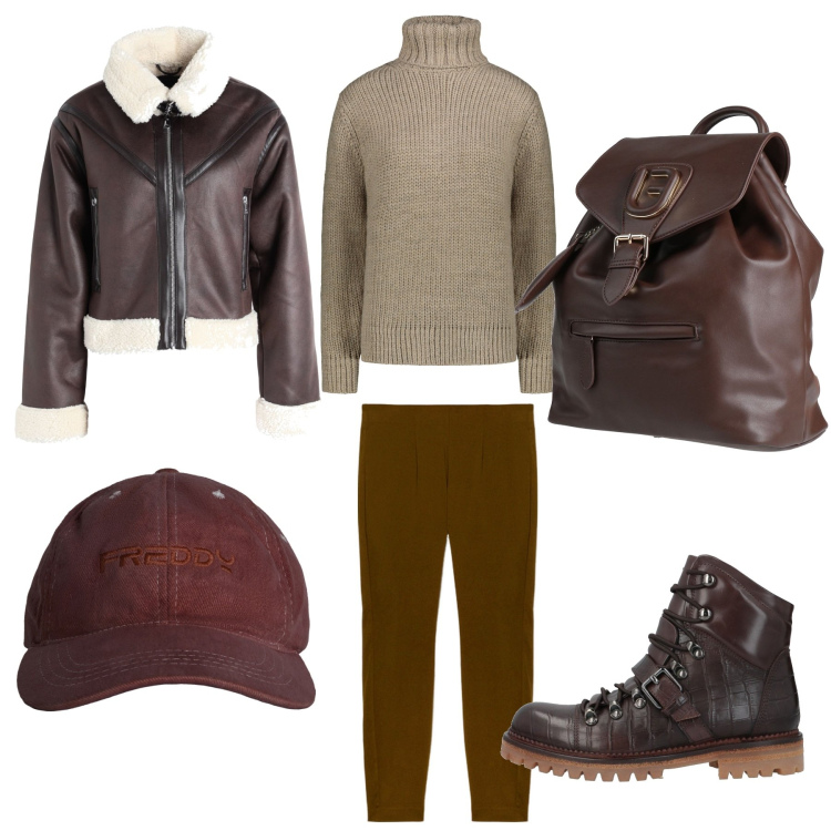 Outfit donna - Mannish. Stile Mannish per Tutti i giorni. Abbinamento con anfibi, zaini, blazer, cappelli, pantaloni skinny, maglieria.