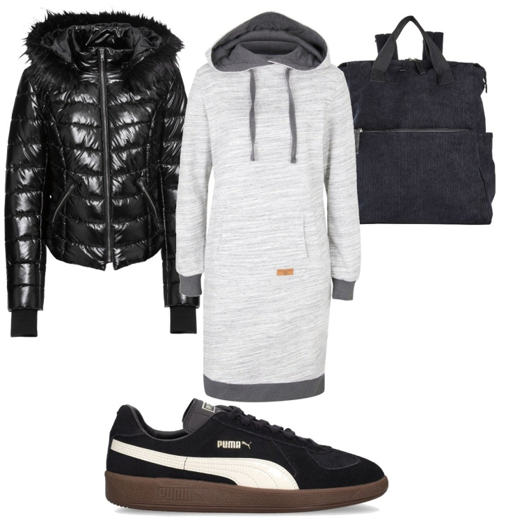 Outfit donna - Total look #1805770. Stile Basic per Tutti i giorni. Abbinamento con zaini, cappotti, vestiti, sneakers.