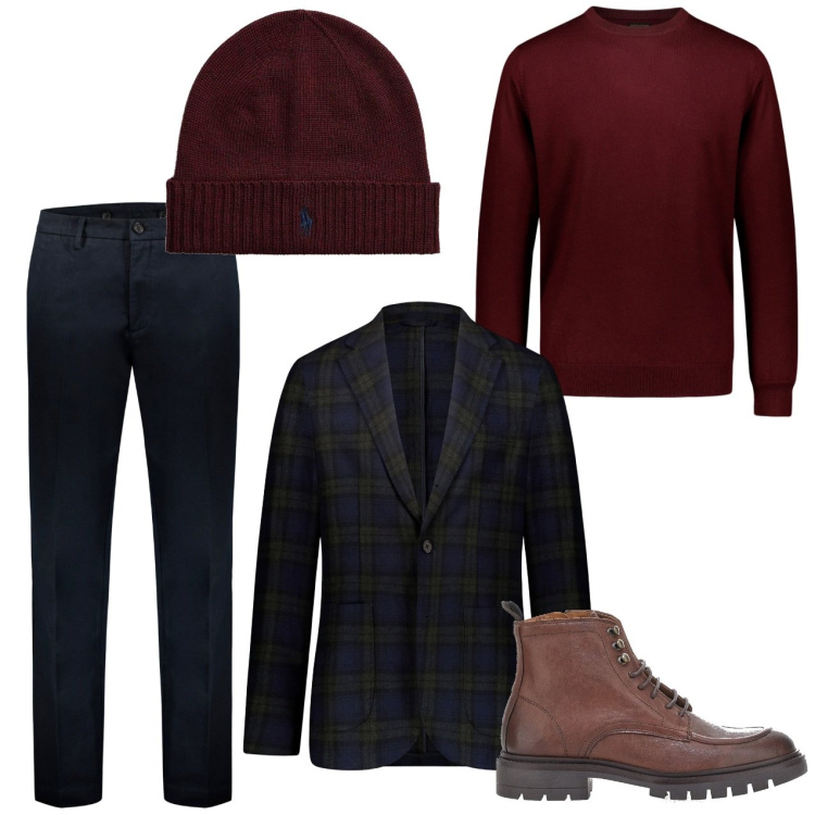 Outfit uomo - La giacca a quadri. Stile Casual per Tutti i giorni. Abbinamento con berretti, pantaloni, giacche, anfibi, maglieria.