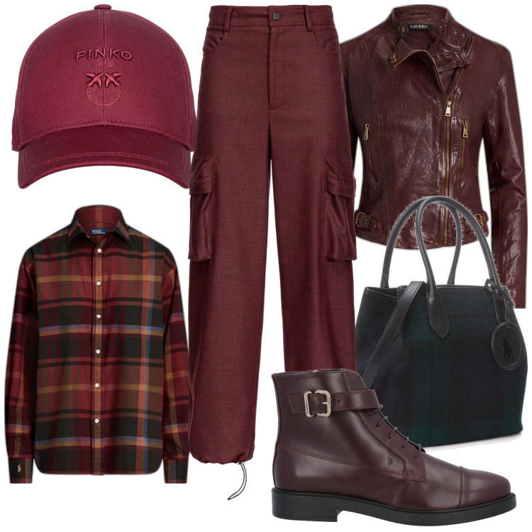 Outfit donna - Viaggiare comode ma con stile!. Stile Trendy per Tutti i giorni. Abbinamento con stivaletti, pantaloni cargo, cappelli con visiera, camicie, borse tote, cappotti.