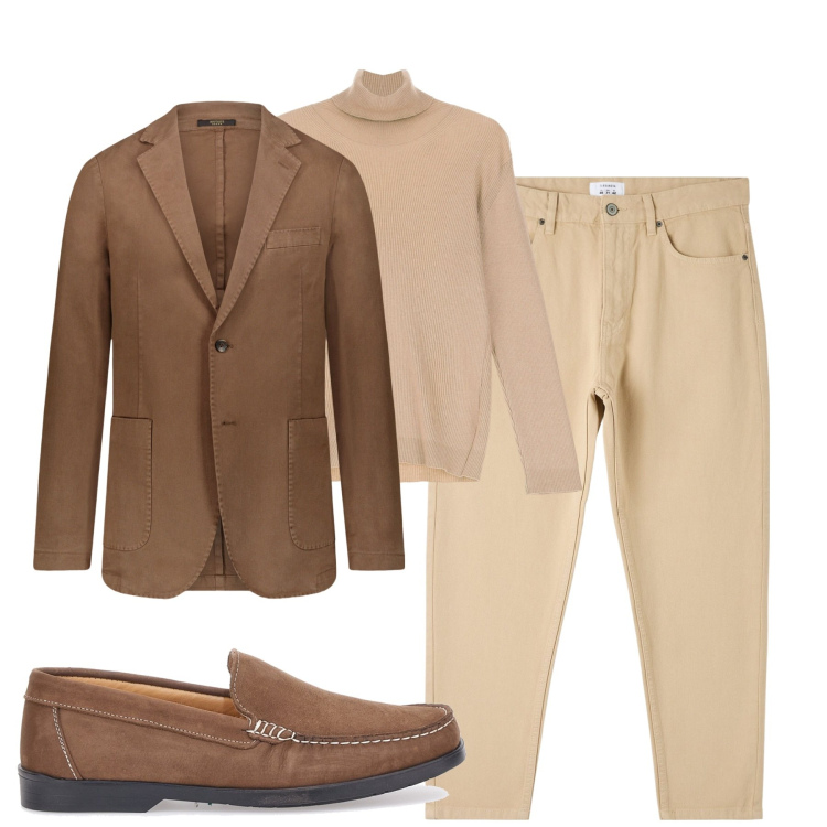 Outfit uomo - City. Stile Urban per Tutti i giorni. Abbinamento con pantaloni, maglieria, scarpe stringate, giacche.