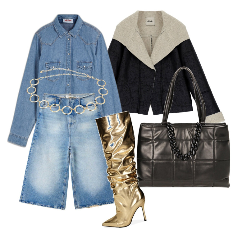 Outfit donna - Ghost outfitter - febbraio. Stile Casual chic per Tutti i giorni. Abbinamento con camicie, jeans, borse a spalla, stivali, cinture, cappotti.