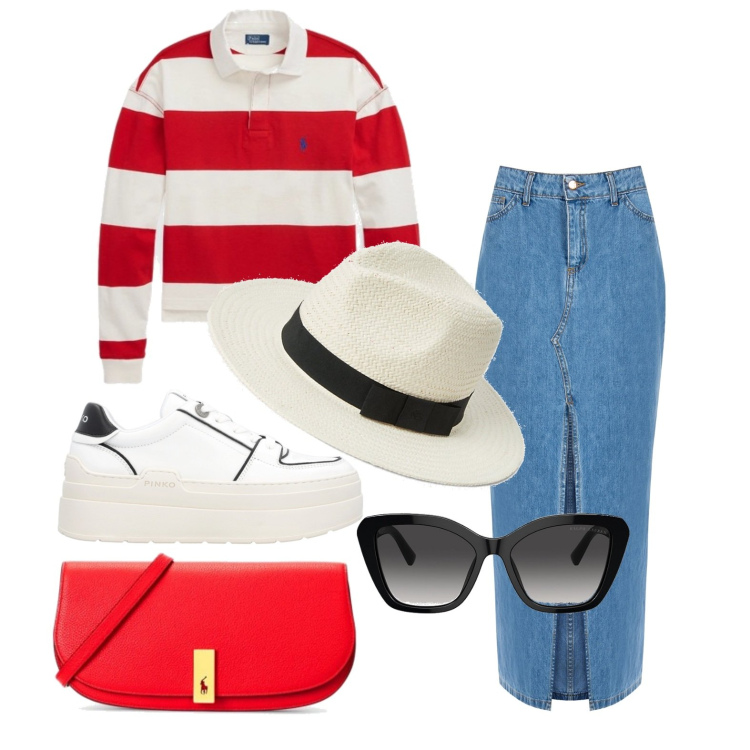 Outfit donna - Ghost outfitter - febbraio. Stile Casual per Tutti i giorni. Abbinamento con sneakers, gonne lunghe, occhiali da sole, maglieria, clutch, sciarpe.