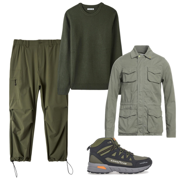 Outfit uomo - City. Stile Urban per Tutti i giorni. Abbinamento con cappotti, pantaloni, maglieria, stivali e stivaletti.