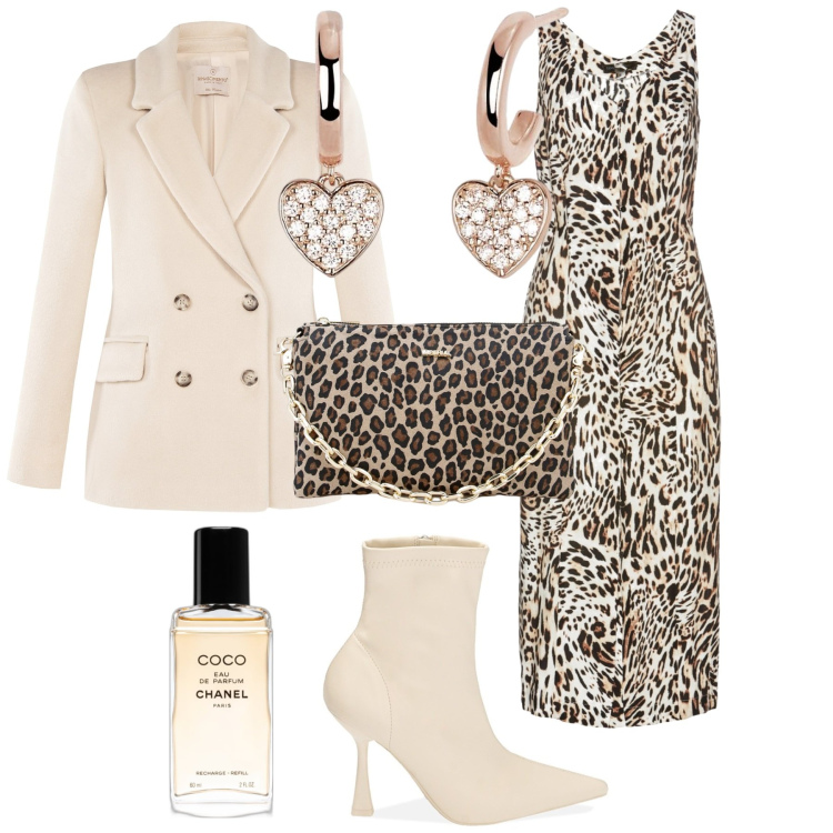 Outfit donna - Bon ton evento speciale o cerimonia. Stile Bon Ton per Cerimonia. Abbinamento con vestiti midi/longuette, profumi, orecchini, cappotti, pochette, stivaletti.