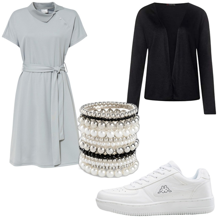 Outfit femme - Urban #1278. Style Urban pour Tous les jours. Assortir avec robes, sneakers, bracelets, gilets.