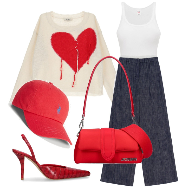 Outfit donna - Ghost outfitter - febbraio. Stile Urban per Tutti i giorni. Abbinamento con pantaloni, pullovers, cappelli, décolleté, borse a spalla, canottiere.