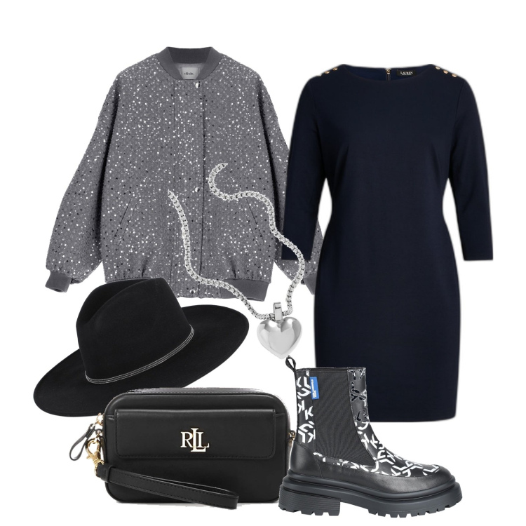 Outfit donna - Ghost outfitter - febbraio. Stile Trendy per Tutti i giorni. Abbinamento con cappelli, stivaletti chelsea, collane, blazer, pochette, vestiti.
