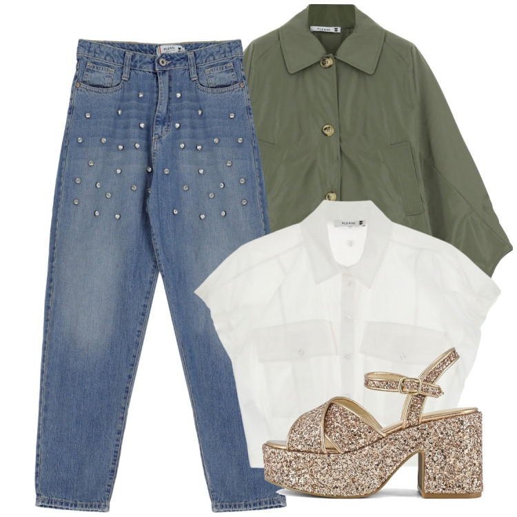 Outfit donna - Nuovi acquisti. Abbinamento con jeans, camicie, blazer, sandali.