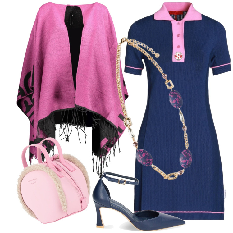 Outfit donna - Total look #1827507. Stile Casual per Tutti i giorni. Abbinamento con zaini, vestiti corti, décolleté, cappotti, ciondoli.