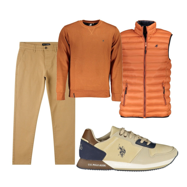 Outfit uomo - Total look #1837155. Stile Casual per Tutti i giorni. Abbinamento con pantaloni skinny, giacche, felpe, scarpe sportive.