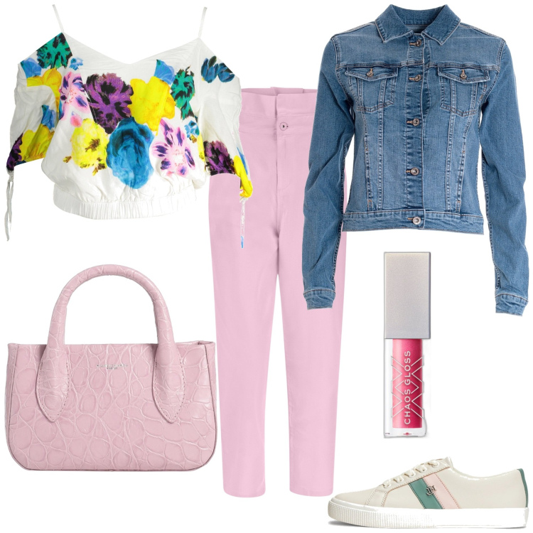 Outfit donna - I miei must have. Stile Casual chic per Tutti i giorni. Abbinamento con borse a mano, gloss, jeans, giacche, sneakers, t-shirt.
