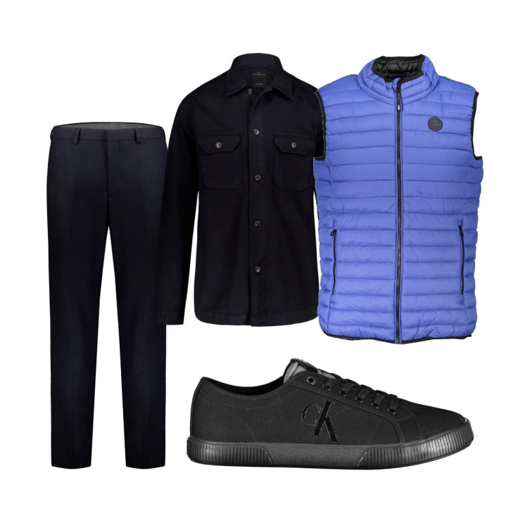 Outfit uomo - Total look #1842666. Stile Casual per Tutti i giorni. Abbinamento con pantaloni, camicie, scarpe sportive, giacche.