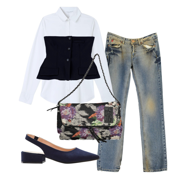Outfit donna - Il corsetto. Stile Casual chic per Serata fuori. Abbinamento con décolleté, camicie, gilet, gonne lunghe, borse a mano.