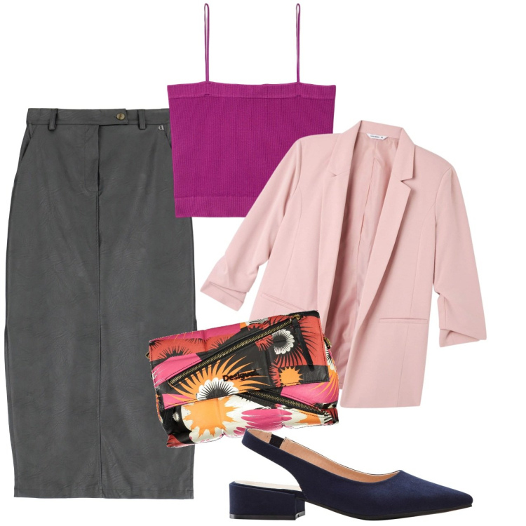 Outfit donna - Top. Stile Chic per Serata fuori. Abbinamento con décolleté, blazer, canottiere, gonne lunghe, borse a spalla.