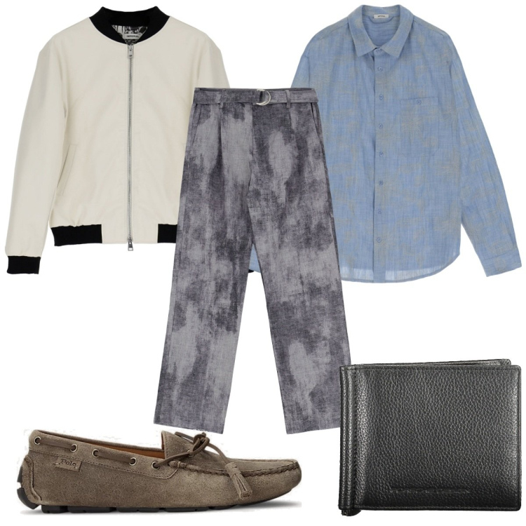 Outfit uomo - Trendy con Imperial. Stile Trendy per Tutti i giorni. Abbinamento con giacche, pantaloni, camicie, scarpe stringate, portafogli.