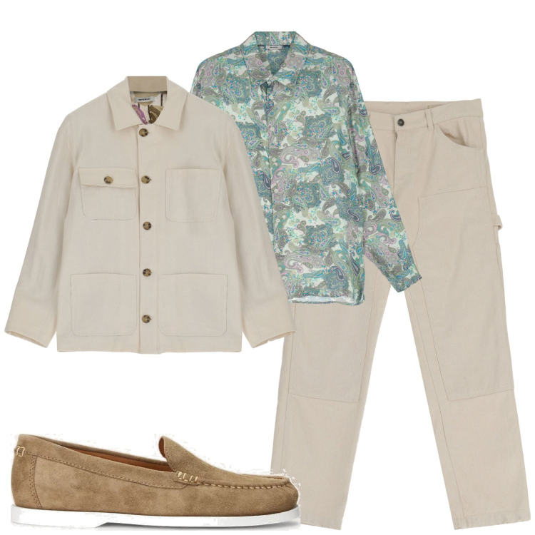 Outfit uomo - City. Stile Trendy per Tutti i giorni. Abbinamento con giacche, pantaloni, camicie, scarpe stringate.