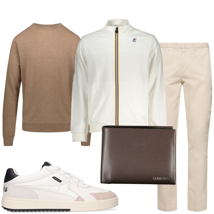Outfit uomo - L\'uomo contemporaneo. Stile Casual per Tutti i giorni. Abbinamento con maglieria, felpe, pantaloni, sneakers, portafogli.