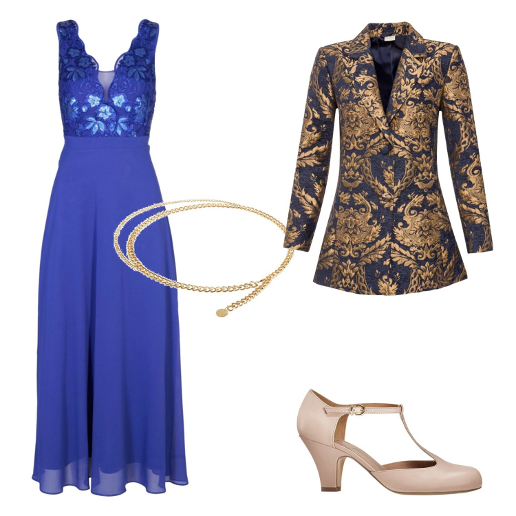 Outfit donna - La cerimonia!!. Stile Chic per Cerimonia. Abbinamento con décolleté, cinture, cappotti, vestiti.