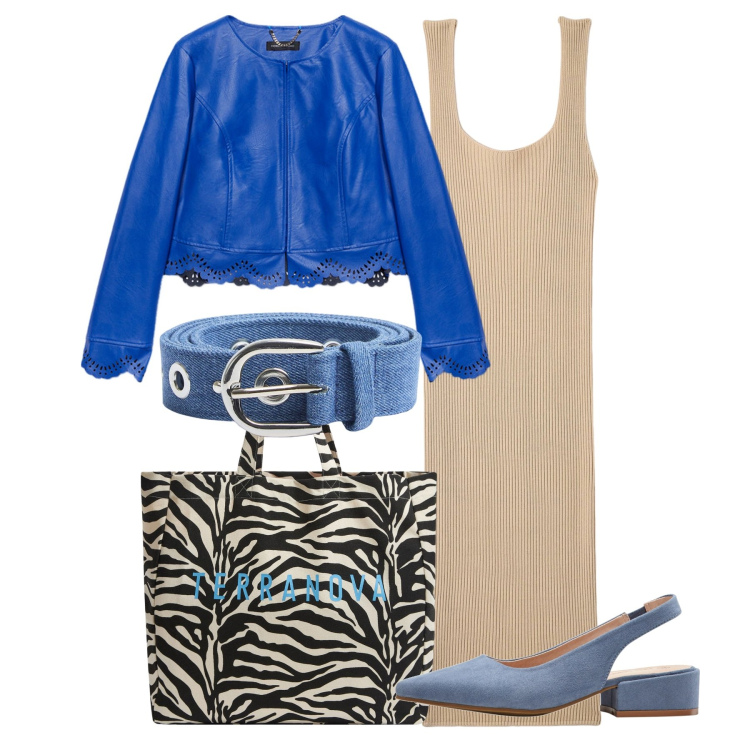 Outfit donna - Today. Stile Chic per Tutti i giorni. Abbinamento con décolleté, borse tote, vestiti lunghi, cinture, blazer.