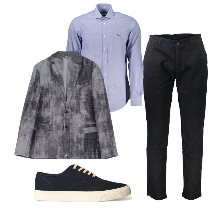 Outfit uomo - Urban. Stile Urban per Serata speciale. Abbinamento con giacche, sneakers, pantaloni, camicie.