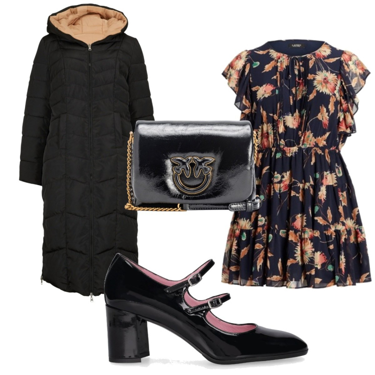 Outfit donna - Total look #1858616. Stile Trendy per Tutti i giorni. Abbinamento con blazer, borse a tracolla, vestiti, décolleté.