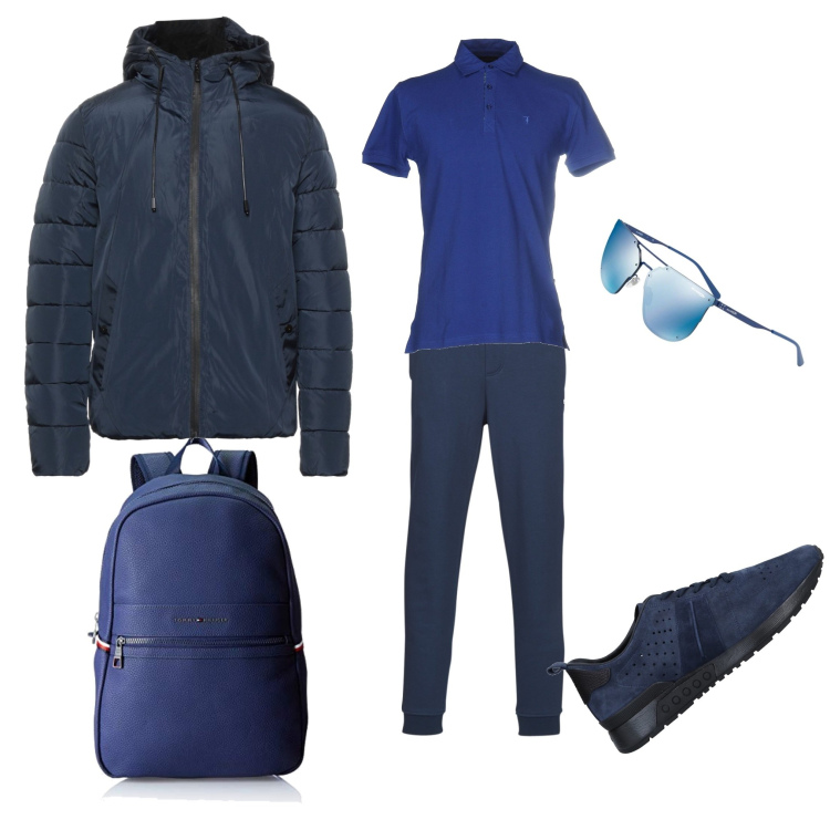 Outfit uomo - Armocromia analoga uomo. Stile Casual per Tutti i giorni. Abbinamento con piumini.
