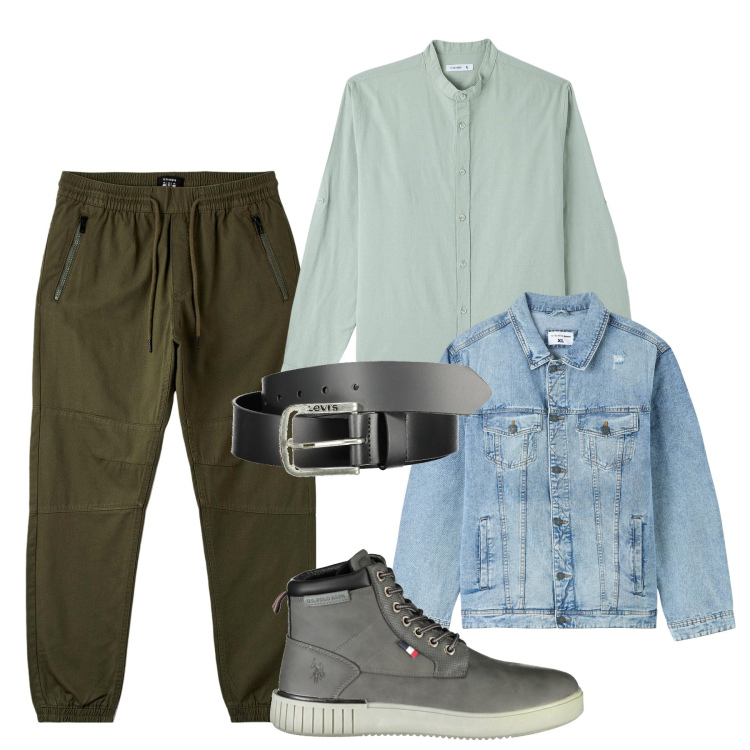 Outfit uomo - I comodi cargo. Stile Urban per Tutti i giorni. Abbinamento con camicie, giacche, pantaloni, cinture, stivali.