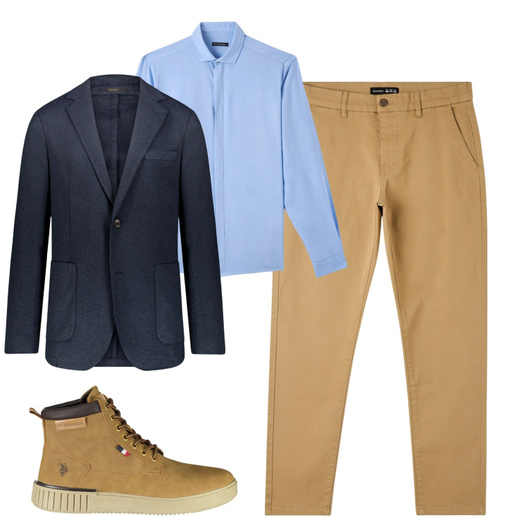 Outfit uomo - City. Stile Urban per Tutti i giorni. Abbinamento con pantaloni skinny, camicie, giacche, stivali.