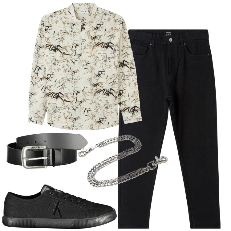 Outfit uomo - City. Stile Trendy per Tutti i giorni. Abbinamento con pantaloni, camicie, scarpe sportive, orologi, cinture.