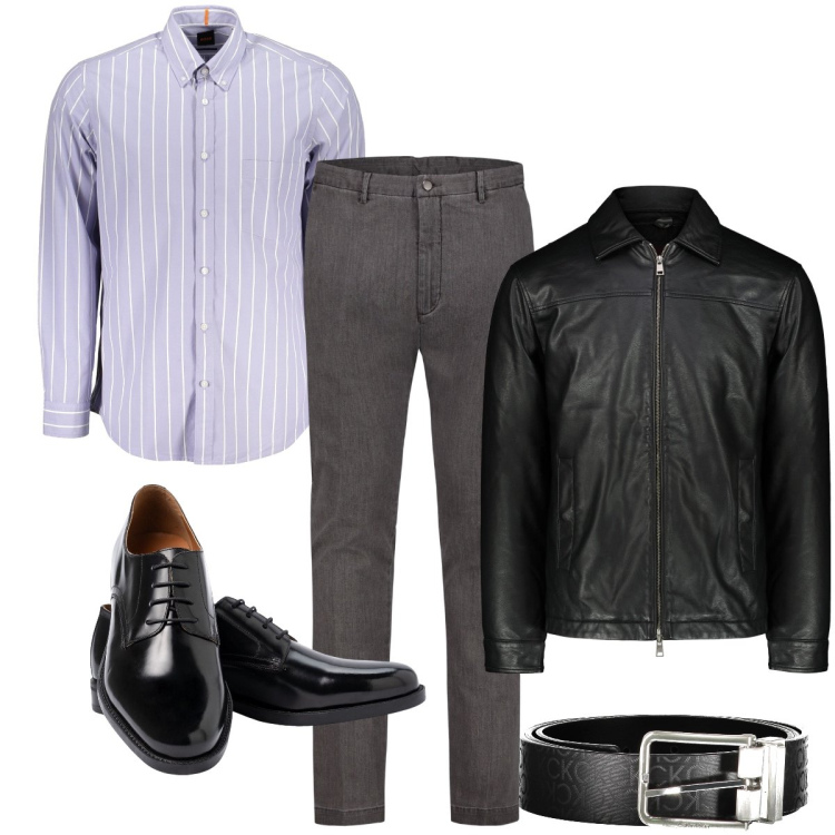 Outfit uomo - Un rock elegante. Stile Business/Elegante per Ufficio. Abbinamento con scarpe stringate, pantaloni, giacche, cinture, camicie.