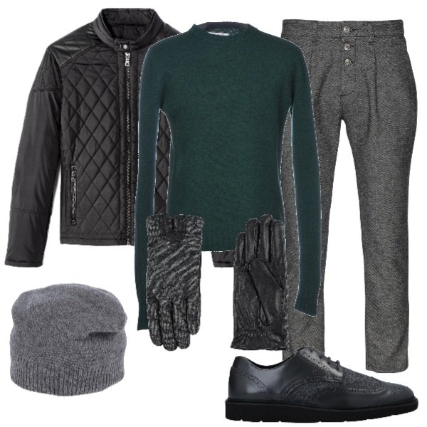 Outfit uomo - Casual, ma con classe. Stile Casual per Tutti i giorni. Abbinamento con scarpe stringate.